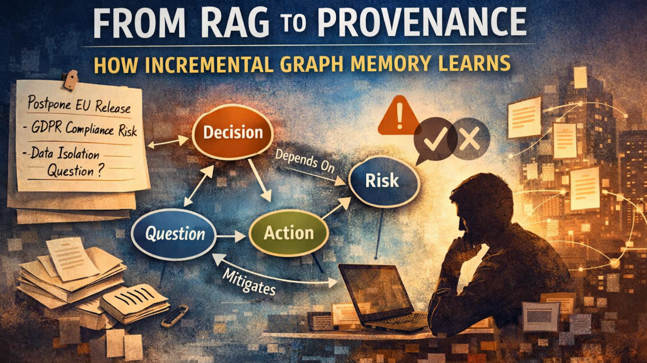 From RAG to Provenance (Part 2): How Incremental Graph Memory Actually Learns