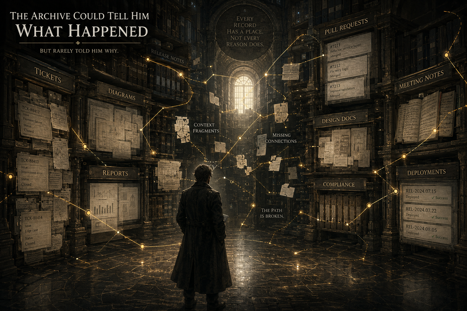 The Archive could tell him what had happened.